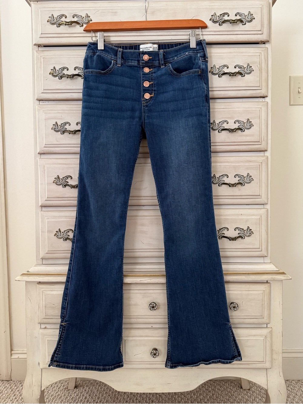 Abercrombie Kids High Rise Flare Jeans